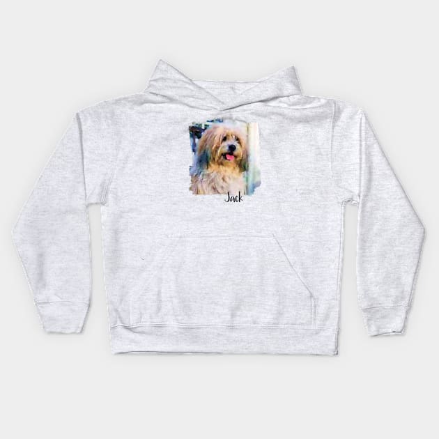 Jack the Dog Little House on the Prairie Kids Hoodie by Neicey